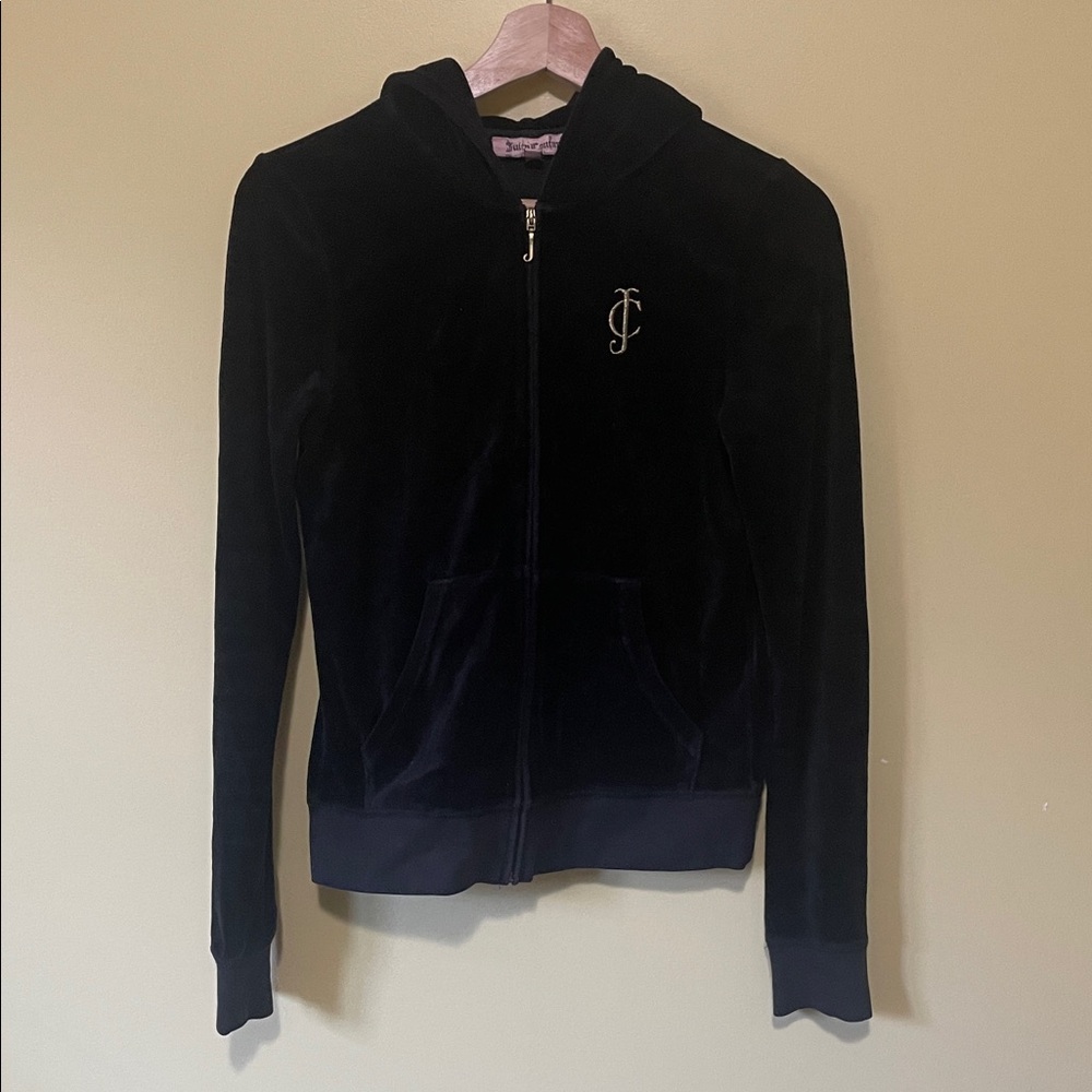 Juicy Couture Black Velour Women's Jacket
